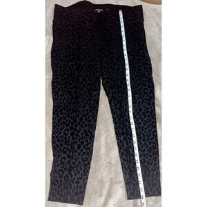 Torrid Pixie Pants Womens 1 Pull On High Rise Flocked Smoothing Panel Waist